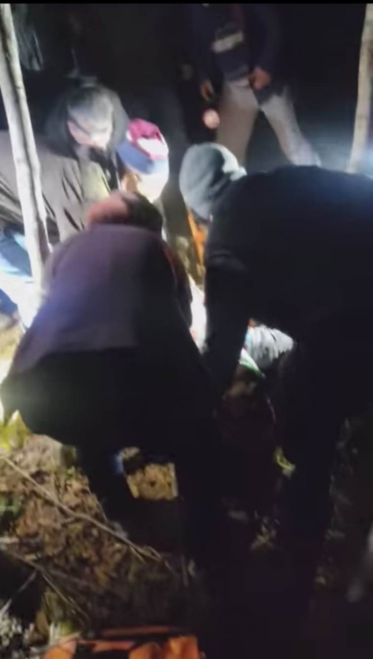 Hafif ticari araç dereye yuvarlandı: 2 ölü