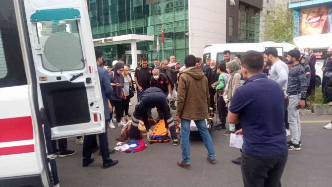 Minibüsün çarptığı yaşlı kadın ağır yaralandı