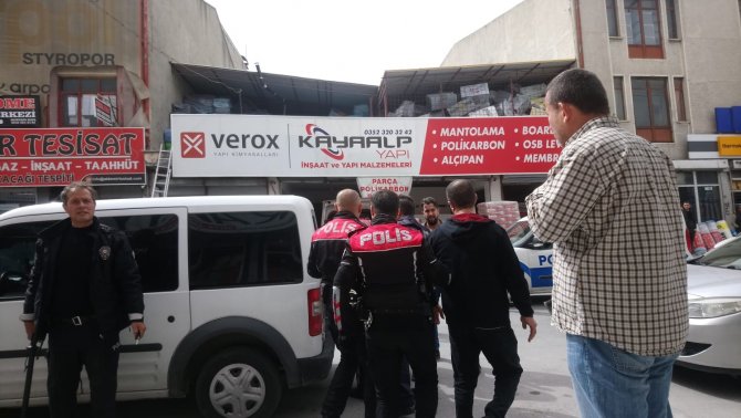 Nakliyeciler birbirine girdi: 1 yaralı