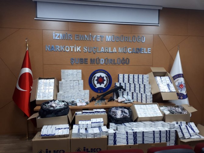 Zehir baskını: Yaklaşık 175 bin adet sentetik hap ele geçirildi