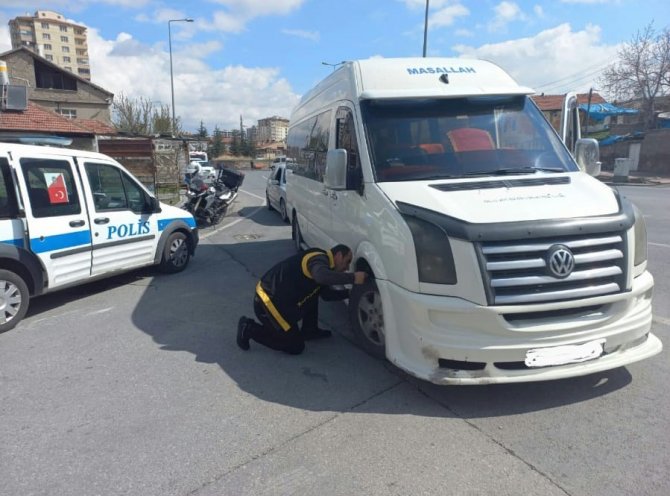 31 araca 56 bin TL ceza uygulandı