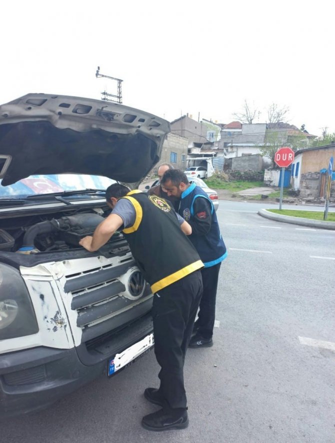 31 araca 56 bin TL ceza uygulandı