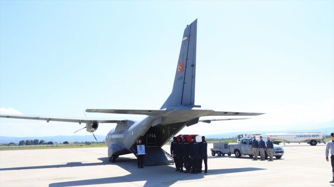 Şehidin cenazesi Ağrı'ya gönderildi