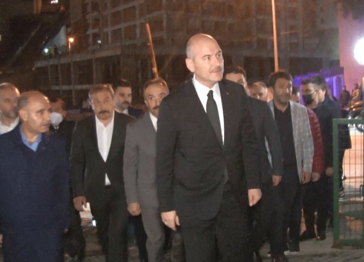 Bakan Soylu'dan, şehit Teğmen Kanlıkuyu'nun babasına taziye ziyareti