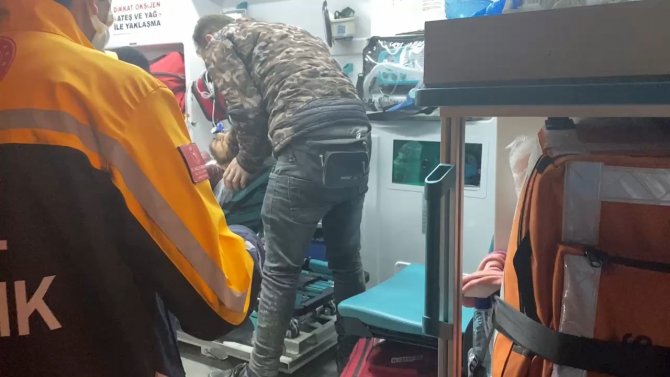 Kontağın çevrilmesiyle transit bir anda alev topuna döndü