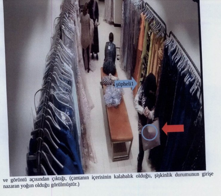 Soyunma kabininde hırsızlık yaptı