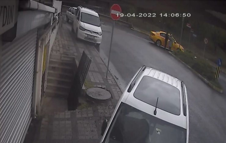 Taksici dehşetinin görüntüleri ortaya çıktı