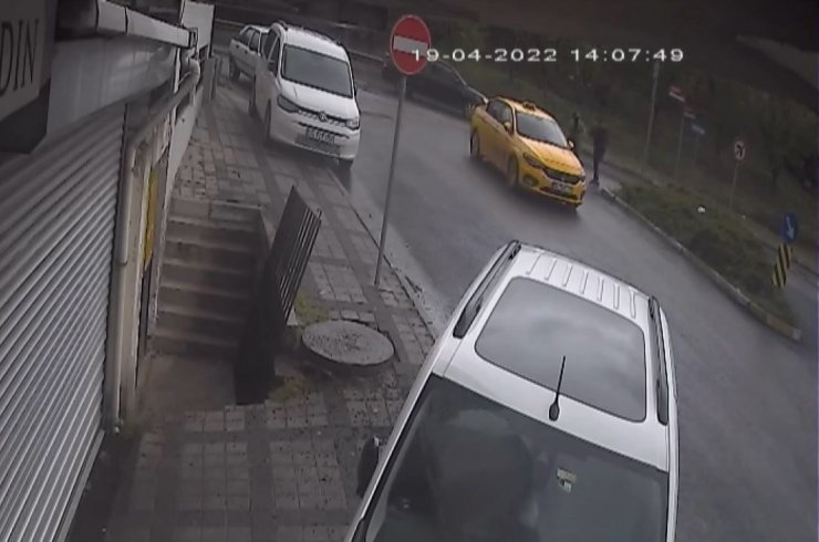 Taksici dehşetinin görüntüleri ortaya çıktı