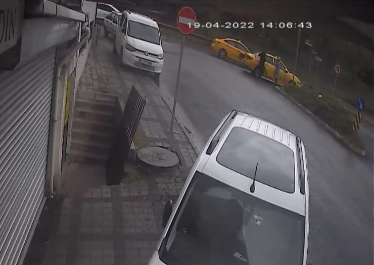 Taksici dehşetinin görüntüleri ortaya çıktı