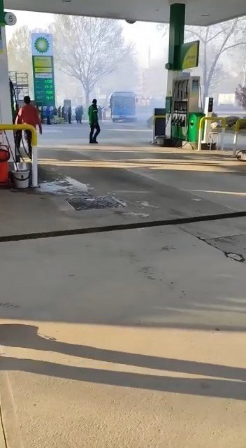 Bursa’daki patlamanın ardından yaşanan can pazarı kameralarda