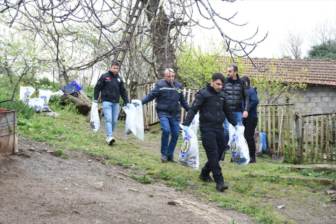 Evin kömürlüğünde çok sayıda patlayıcı madde ele geçirildi