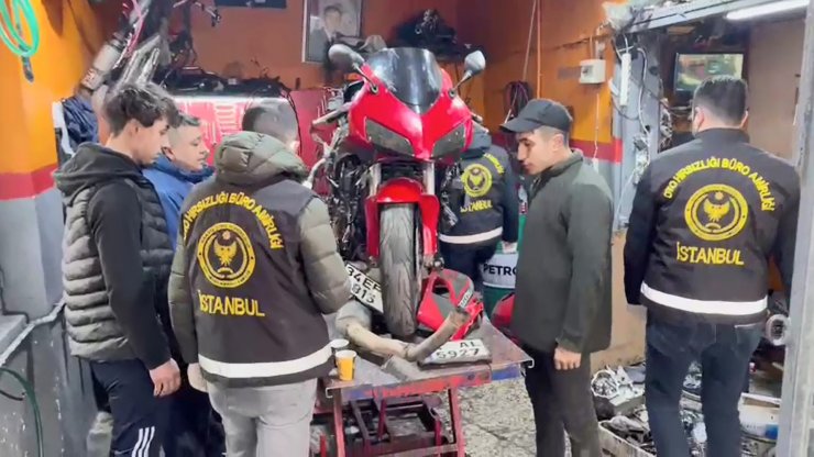 Motosiklet sürücülerine ceza yağdı