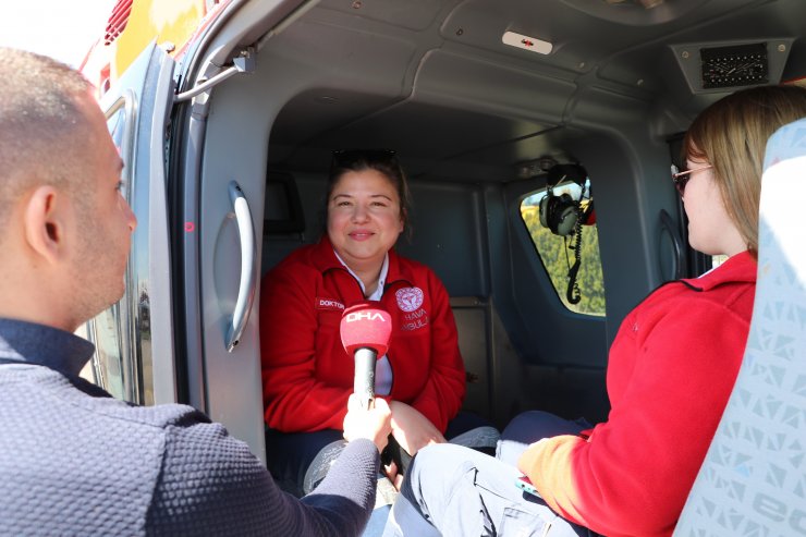 Sağlık ordusunun havadaki melekleri