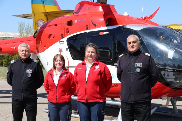 Sağlık ordusunun havadaki melekleri