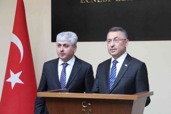 Cumhurbaşkanı Yardımcısı Fuat Oktay Hatay’da