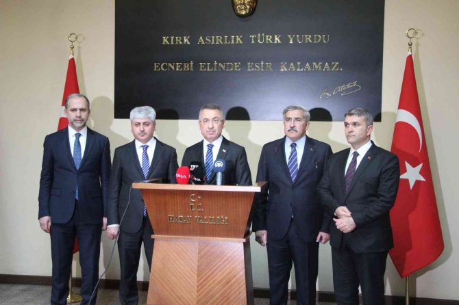 Cumhurbaşkanı Yardımcısı Fuat Oktay Hatay’da