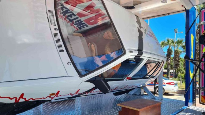 Emniyet kemerinin önemini böyle anladılar