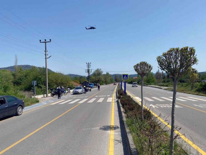 Jandarmadan bayram öncesi havadan-karadan denetim