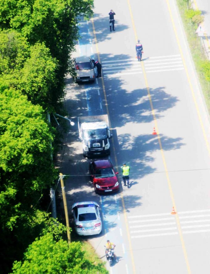 Jandarmadan bayram öncesi havadan-karadan denetim