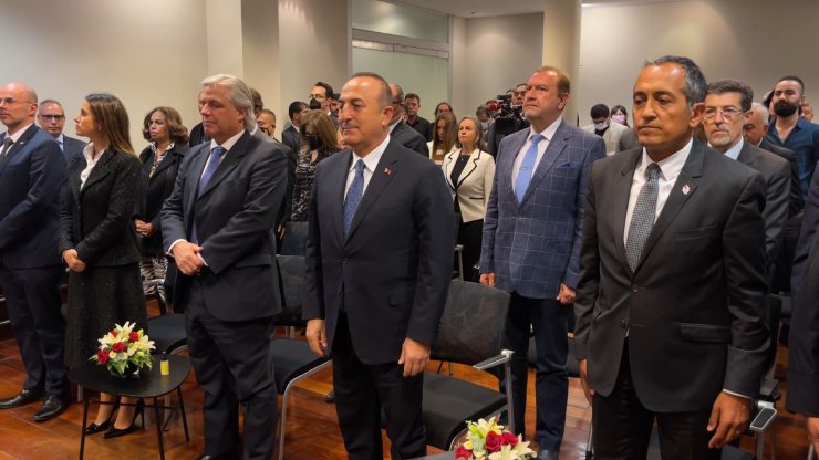 Bakan Çavuşoğlu, Türkiye’nin Montevideo Büyükelçiliği açılış törenine katıldı