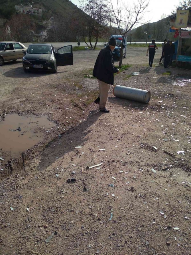 Gaz sıkışması sonucu patlama: 1 yaralı