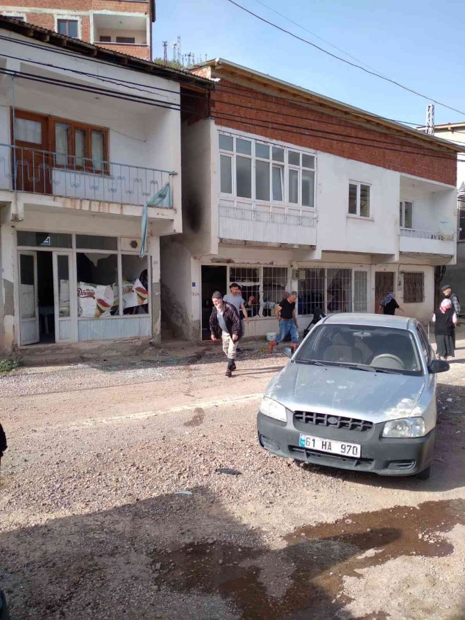 Gaz sıkışması sonucu patlama: 1 yaralı