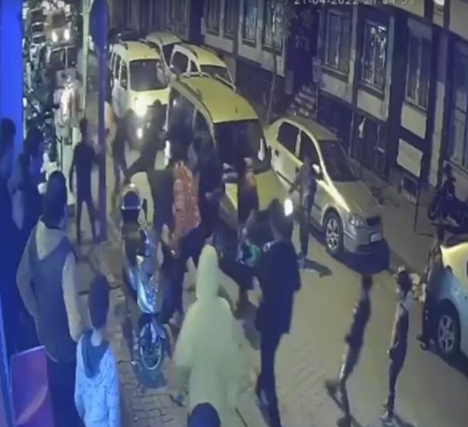 Meydan kavgası kamerada