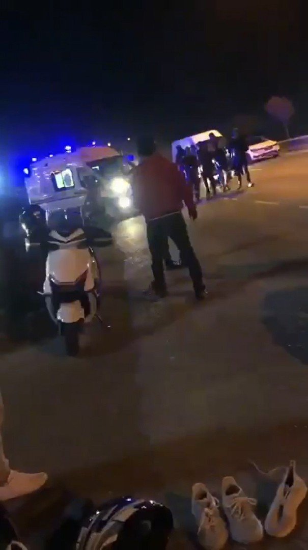 Motosikletler çarpıştı: 2 yaralı