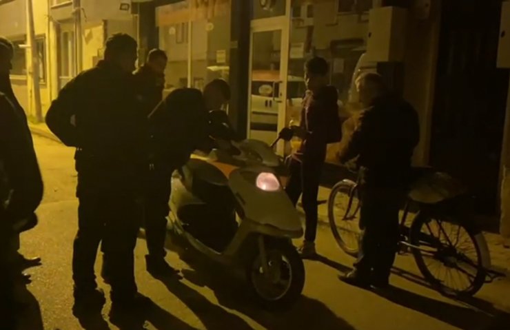 Suça sürüklenen çocuk, motosiklet çalarken yakalandı