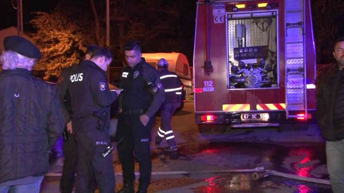 Sahur vakti korkutan yangın, yaşlı kadın hastanelik oldu