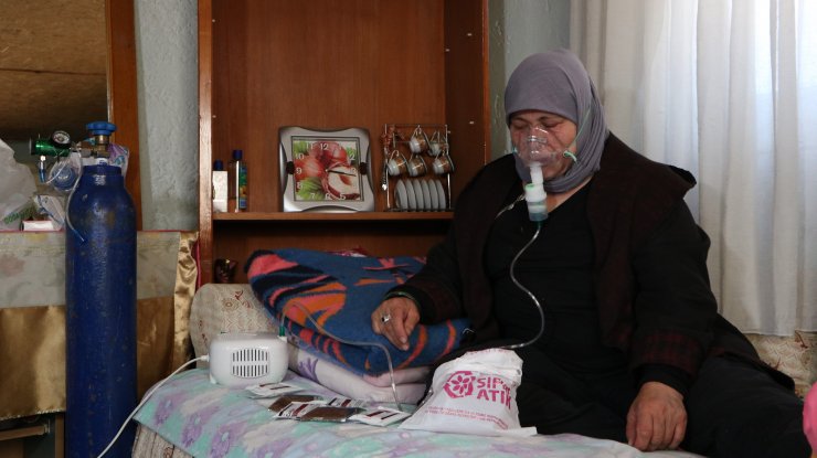 Solunum cihazı bozuldu, eve bağlı kaldı