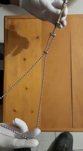 Yakalanınca lazer dediği kolye, suikast silahı çıktı