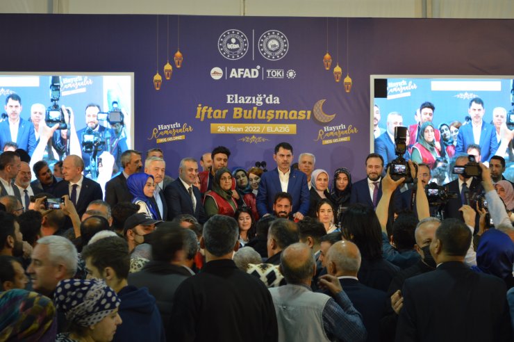 Bakan Kurum ve Soylu Elazığ'da