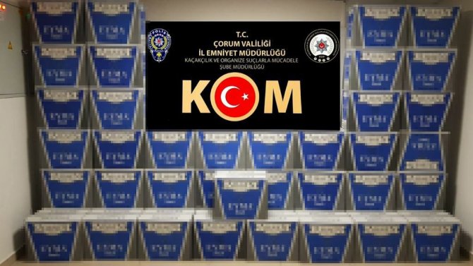 Kaçak sigara operasyonu