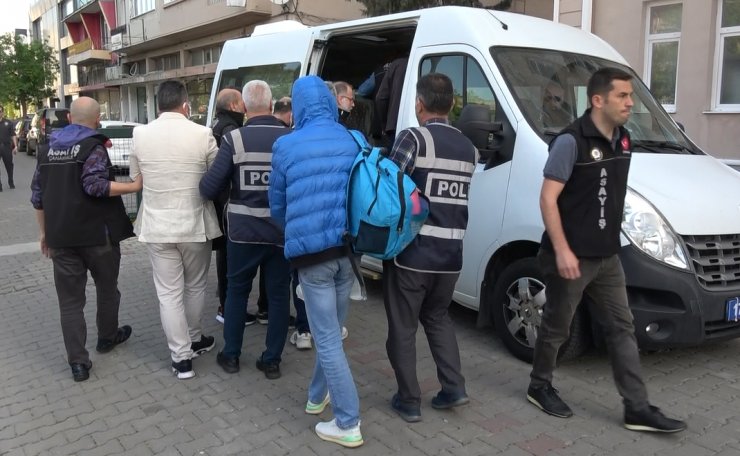 Suç örgütü operasyonu şüphelileri adliyede