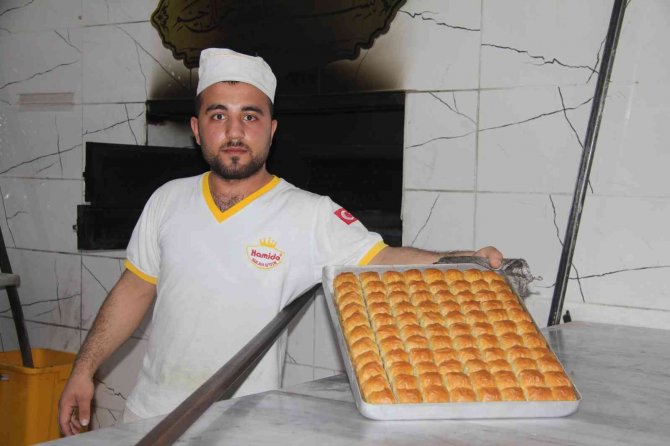 Baklavacıların bayram mesaisi başladı