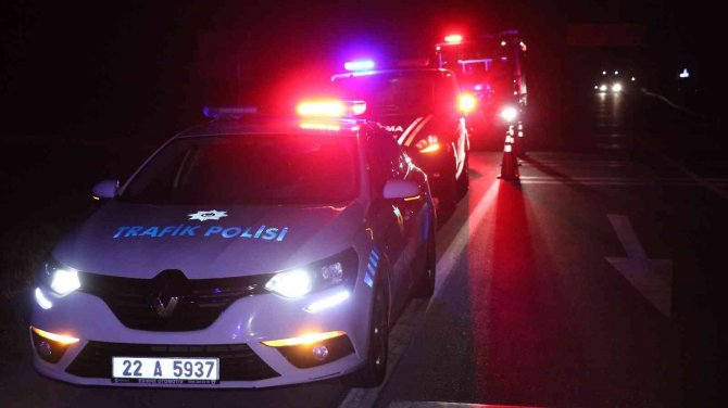 Edirne’de trafik kazası: 3 yaralı