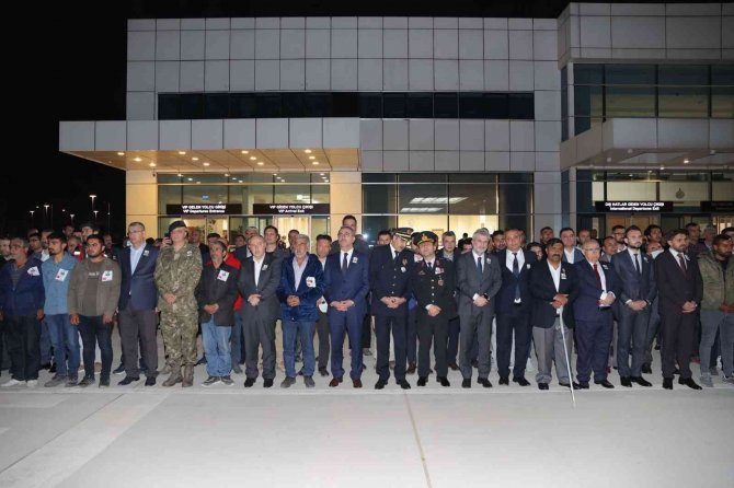 Kahramanmaraşlı şehidin naaşı memleketine getirildi