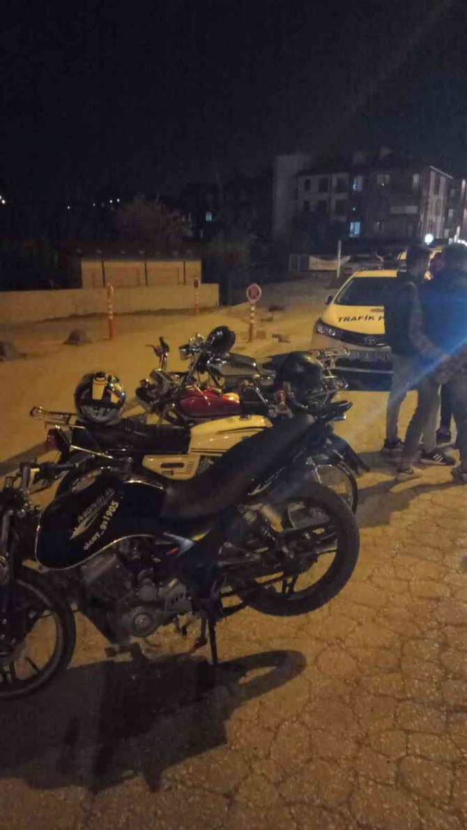 Motosikletlere gece denetimi