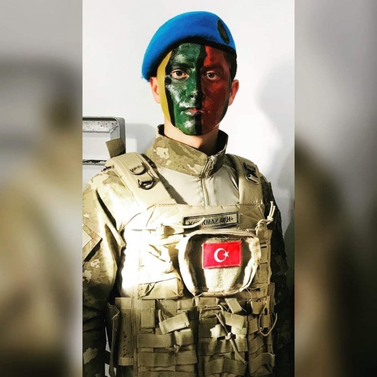 Şehit Sözleşmeli Er Doğukan Korkmaz, toprağa verildi