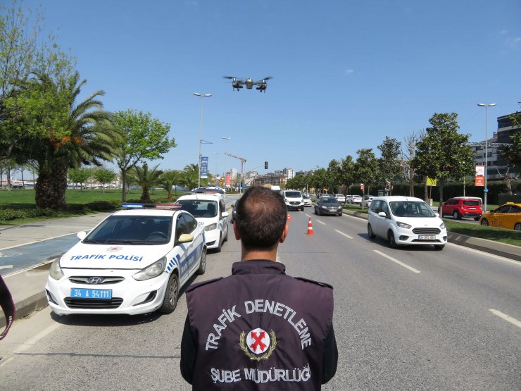 Drone denetiminde yakalanan sürücü: Emniyet kemeri yok zaten