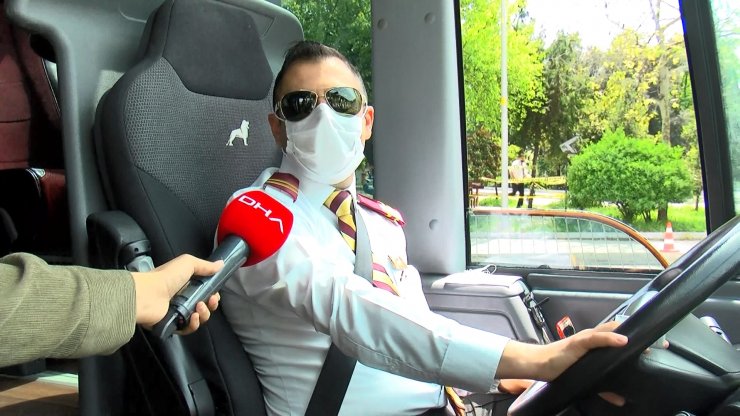 Otogarda bayram öncesi otobüslere denetim