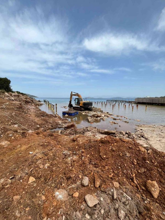 Tabiat parkında doğaya verilen zararı belediye ekipleri önledi