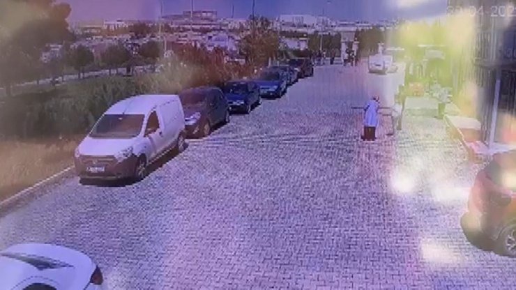 Tuzla'da patlama güvenlik kamerasında