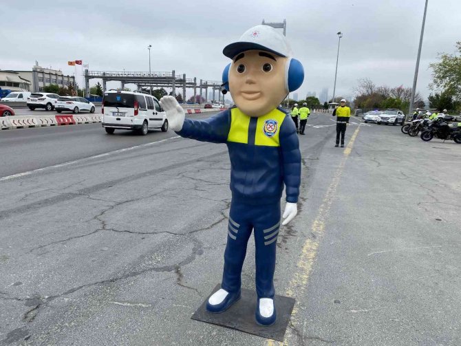 15 Temmuz Şehitler Köprüsünde bayram öncesi trafik denetimi