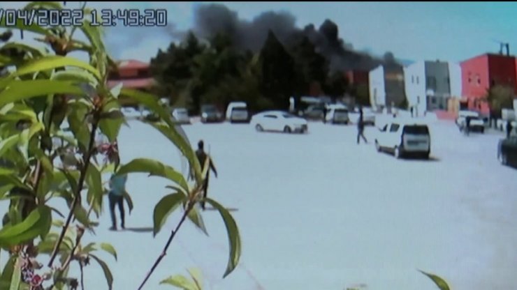 Fabrika yangını böyle başladı; İki patlama yaşandı