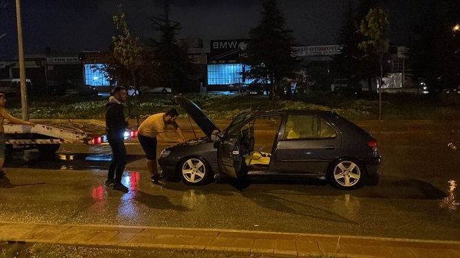 Konya'da sağanak etkili oldu
