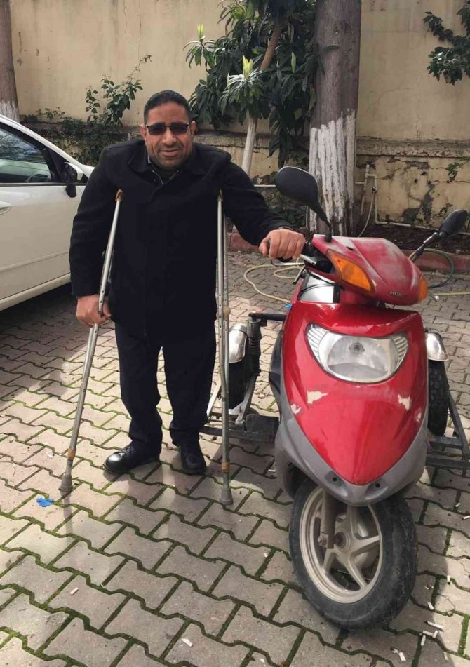 Engelli vatandaşın “elim ayağım” dediği motosikletini çaldılar