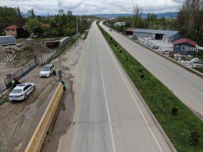 Jandarmadan bayram öncesi dronlu denetim