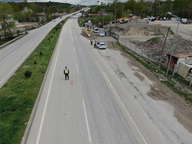 Jandarmadan bayram öncesi dronlu denetim